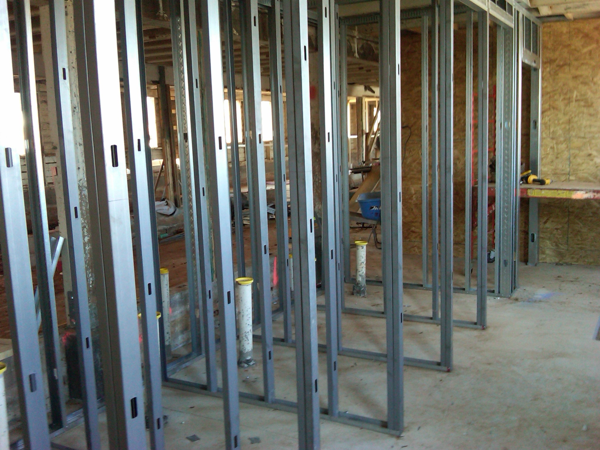 Our downstairs restrooms are starting to take shape!