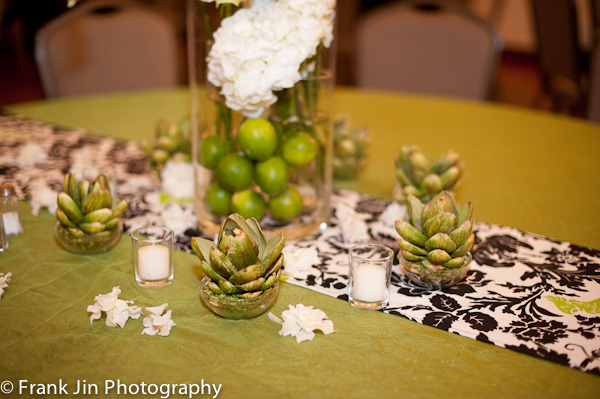 Table Decor - Wedding Reception - WinMock Barn Wedding - Piedmont Triad NC - Kristen West And John Spivey