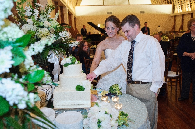 Winston Salem NC Barn Wedding Reception - Sarah and Michael
